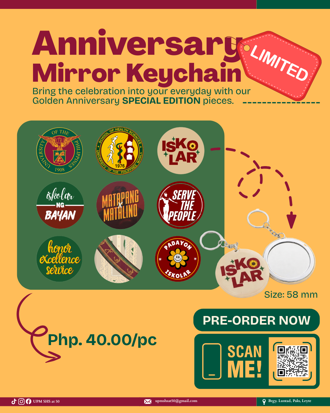 Mirror Keychain